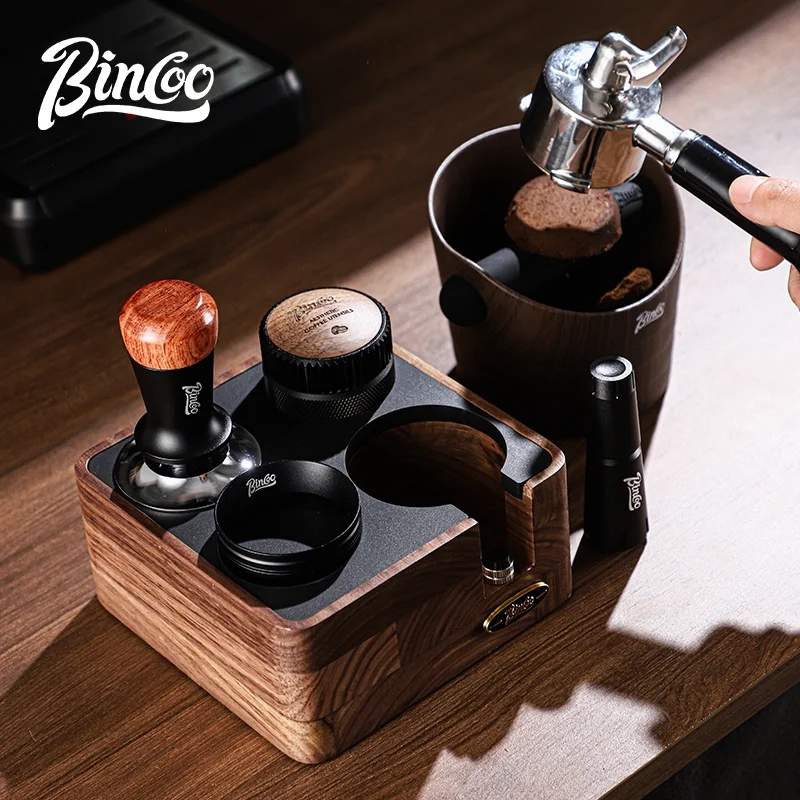 BINCOO Portafilter Storage Base Set 51MM 58MM Coffee Tamper Coffee Distributor Espresso Barista Tools view 5