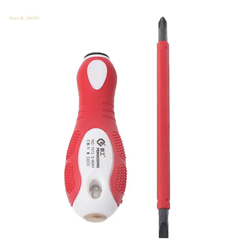2-In-1 Dual for Head Screwdriver Electrical Tester Pen 500V Detector Too Dropship