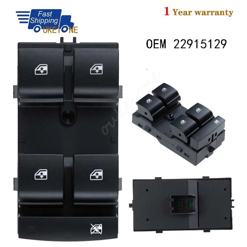 13305373 20830827 para chevrolet chevy cruze malibu orlando 2009-2018 mestre motorista janela lateral porta interruptor de alimentação acessórios do carro