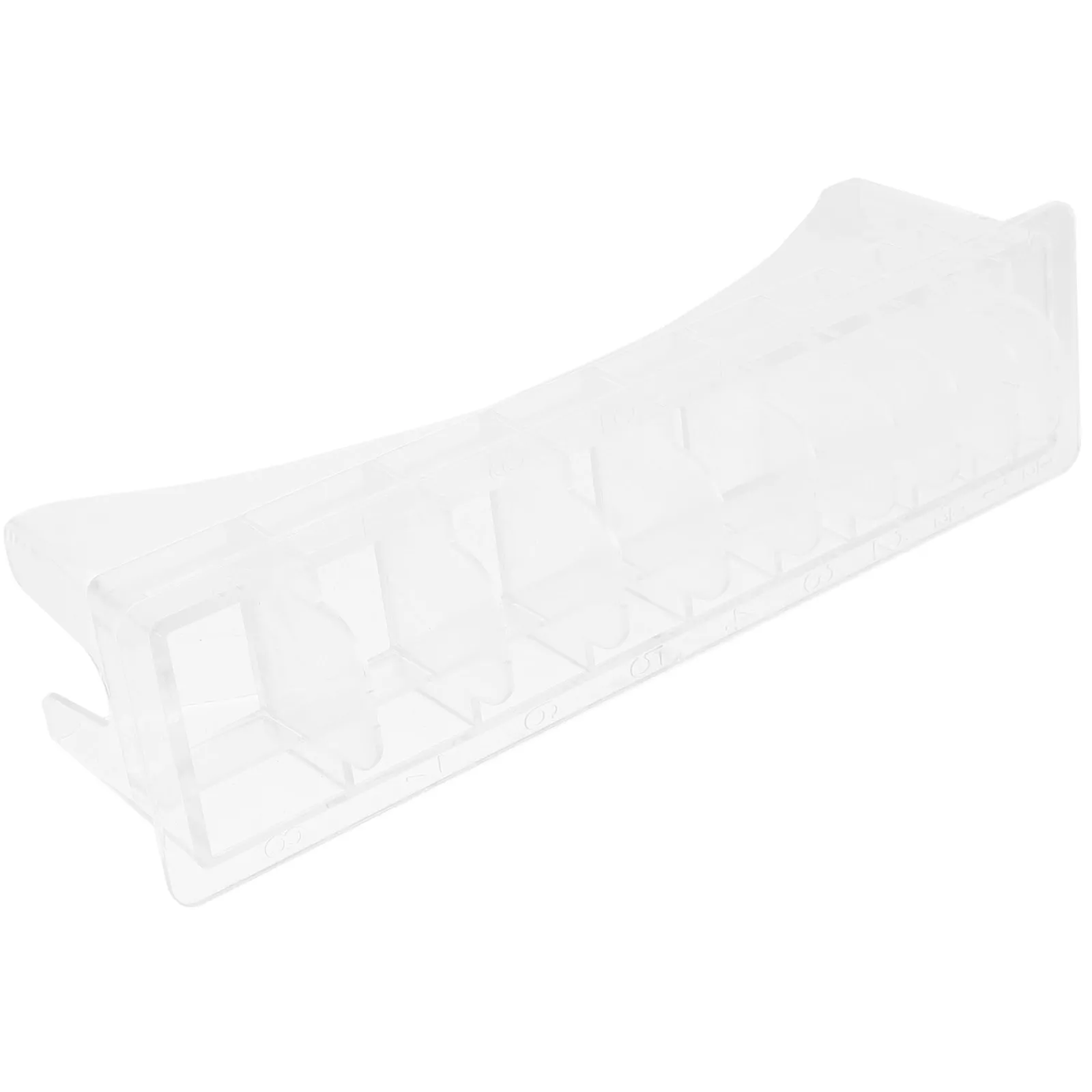 

1Pcs Universal Hair Clipper Limit Comb Box Plastic Storage Organizer Electric Clipper Caliper Holder 8 Slots Comb Box