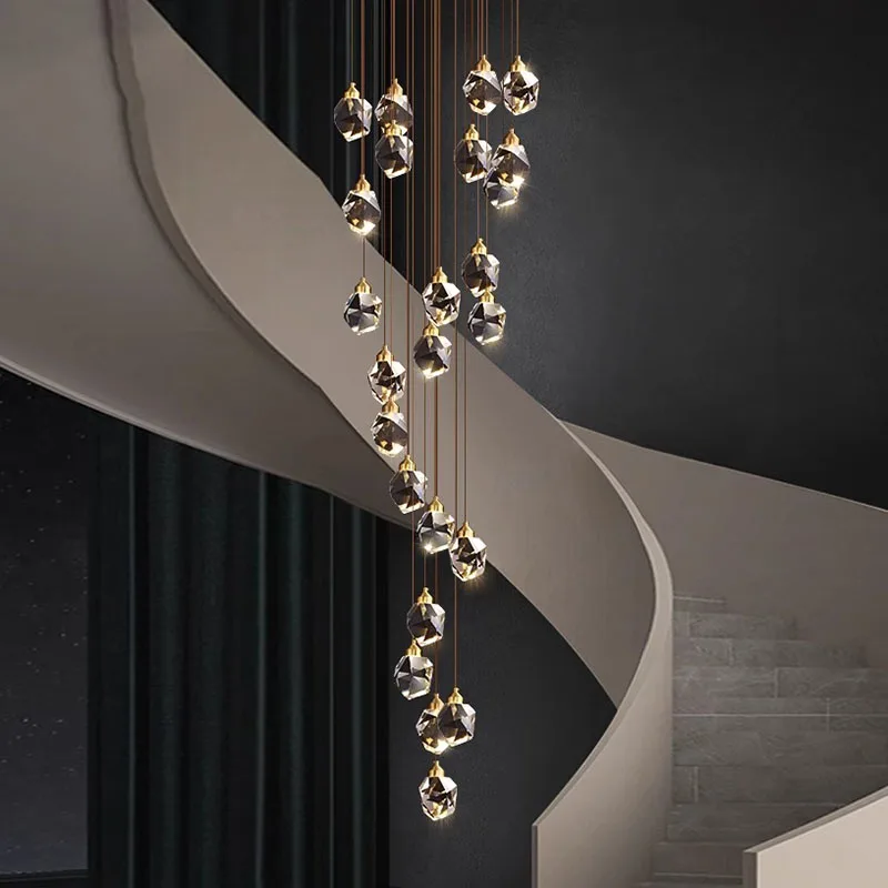 

Украшение дома Подвесные светильники, роскошная хрустальная люстра для гостиной, подвесной светильник для спальни, потолочный светильник, внутреннее освещение