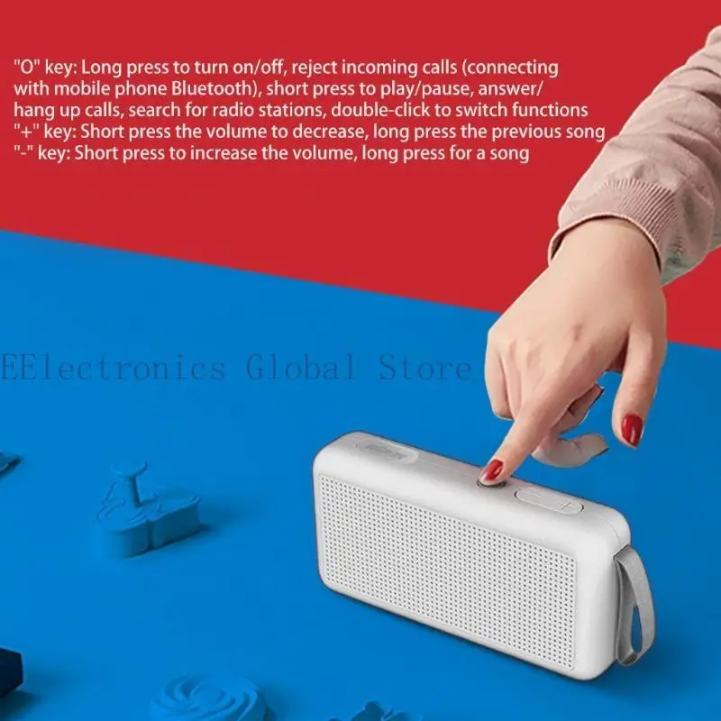 462B Player Wireless Stereo Speaker for Cellphone with Compact Design