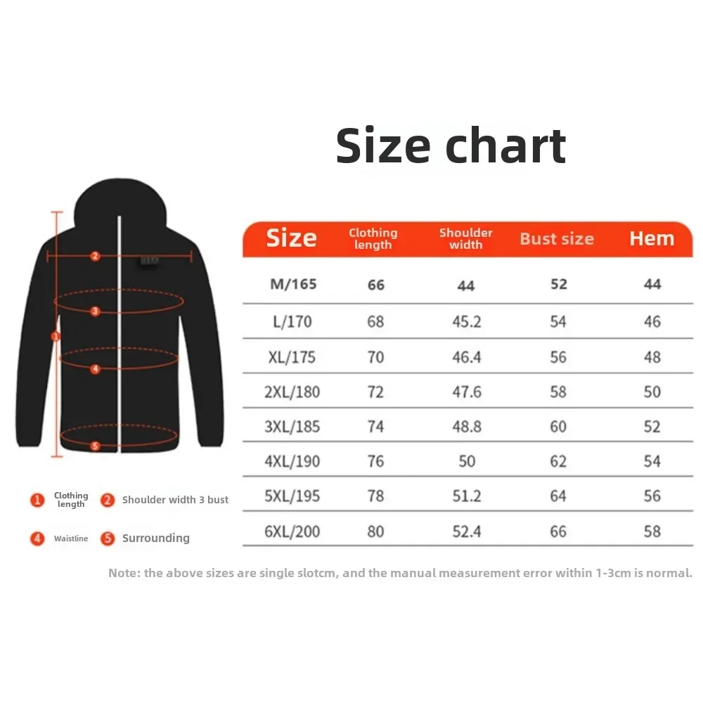 21 Heating zones Jackets Men Women USB Electric Heated Winter Warm Areas Self Heating Parkas Coat outdoor Skiing Camping Clothes