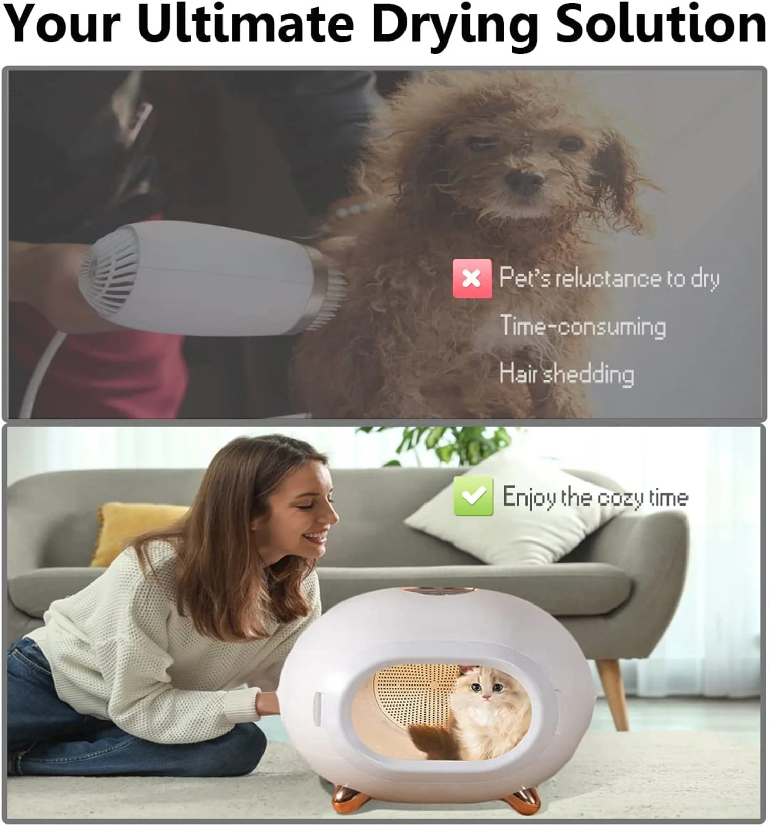 household dog grooming hair dryer intelligent pet water blowing machine automatic pet drying box