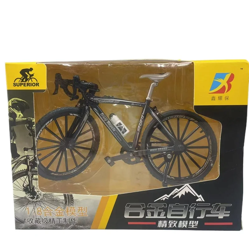 Auto a 1:8 simulazione in lega mountain bike rallentare modello di bici mini bike toy place regali per bambini