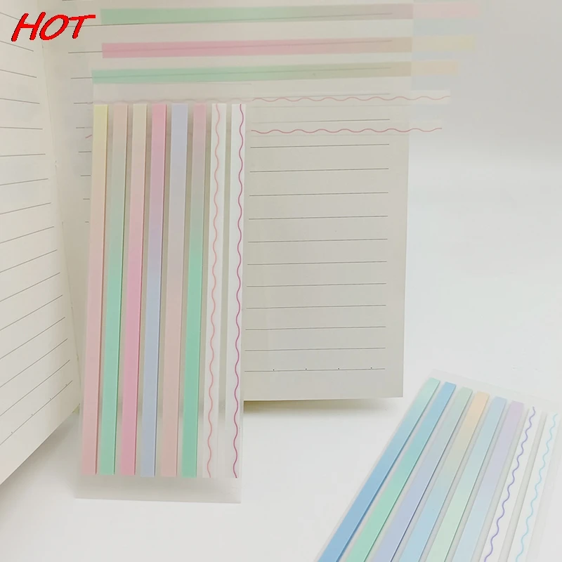 160Sheets Stickers Transparent Bookmarkers Index Tabs Flags Sticky Note Stationery Tab Memo Pad School Posted It Office Supplies