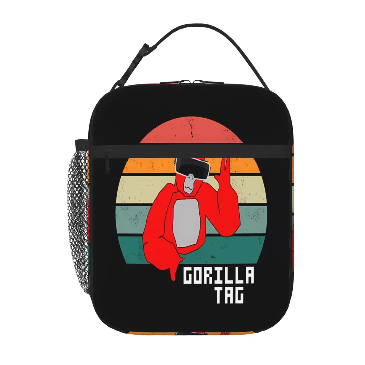 Bestselling Gorilla Tag Pfp Maker VR Patchwork Shoulder Lunch Bag Business Travel Meal Durable Lunch Bag