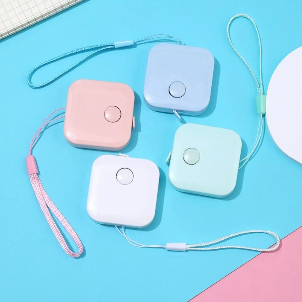Dual Sided Scale Sewing Tape Measure Push Button Mechanism Retractable Design Retractable Tape Measure Flexible Material