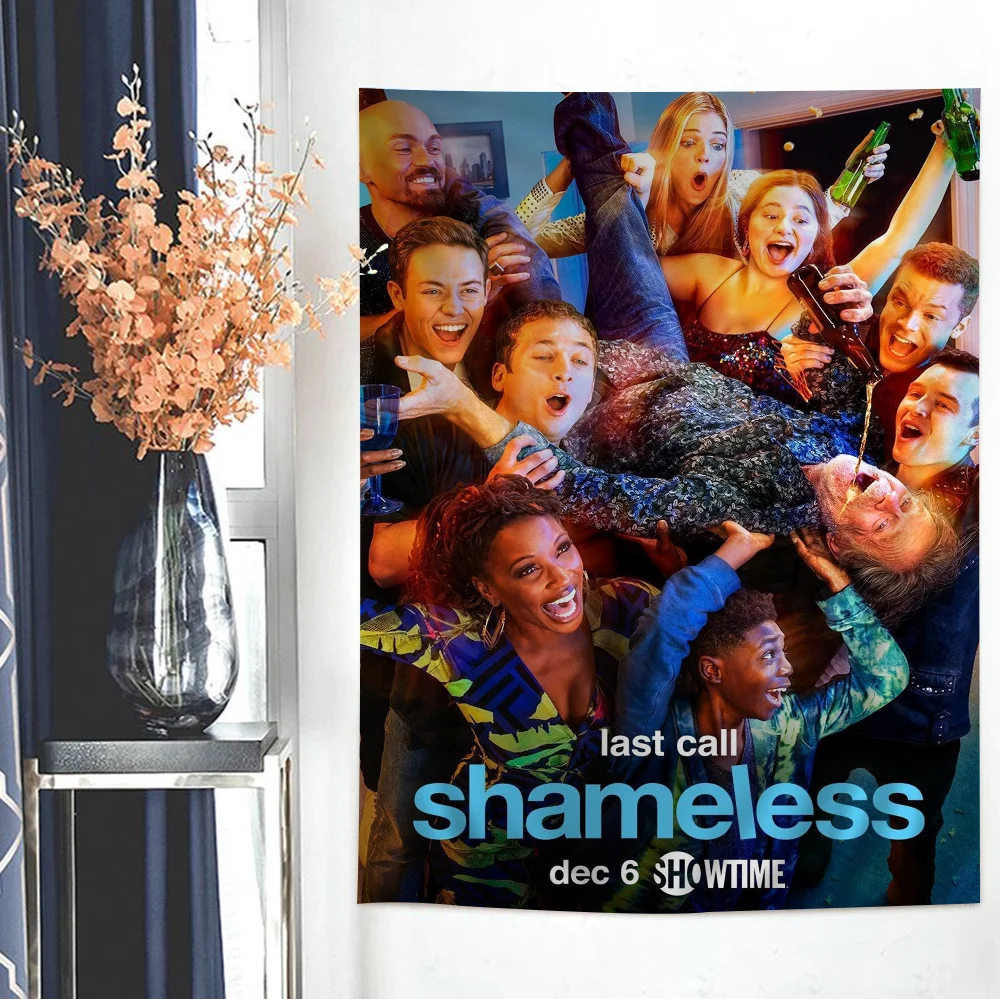 Shameless movie Chart Tapestry for Living Room Home Dorm Decor Art Home Decor