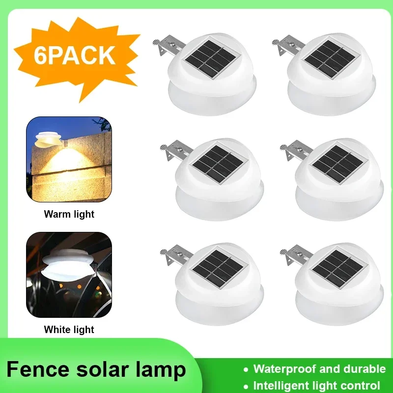 

1600mAh Solar Light Waterproof Outdoor Garden Decoration Wall Light Gutter Solar Lighting Suitable For Fence Garden Landscape