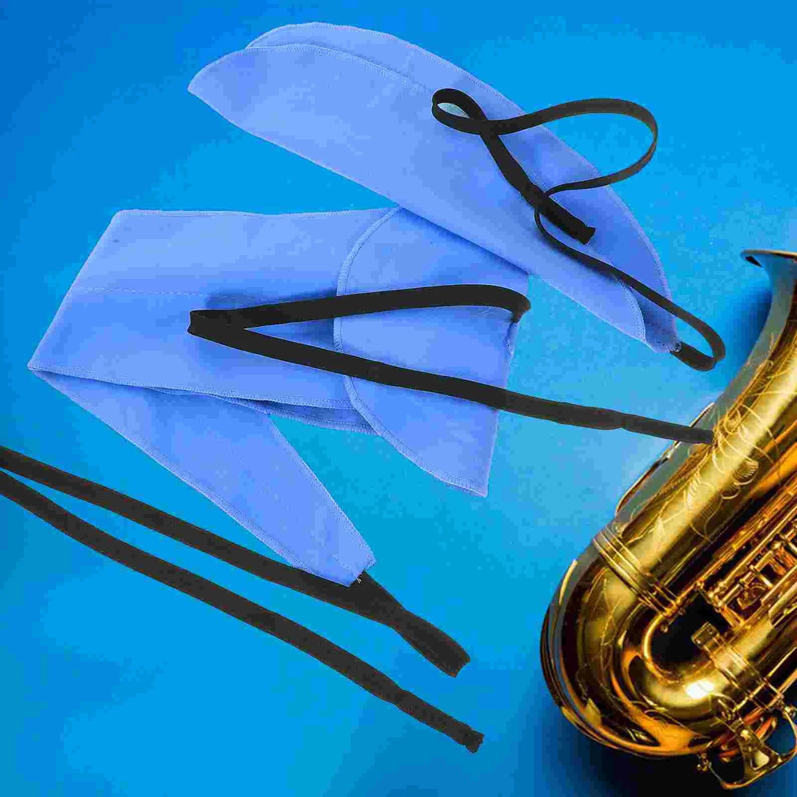 2 Buah Kain Perawatan Pembersih Strip Saksofon untuk Alat Musik Kain Perawatan Tenor Keperawatan