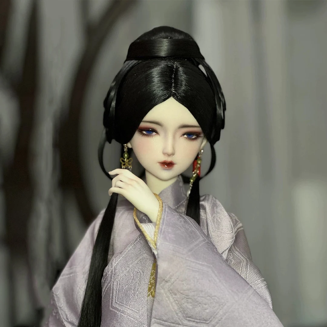 1/4 1/3 Costume antico parrucca BJD cinese Hanfu fata capelli lunghi parrucche retrò per BJD/SD MSD SD13 ragazza accessori per bambole SSDF C2401