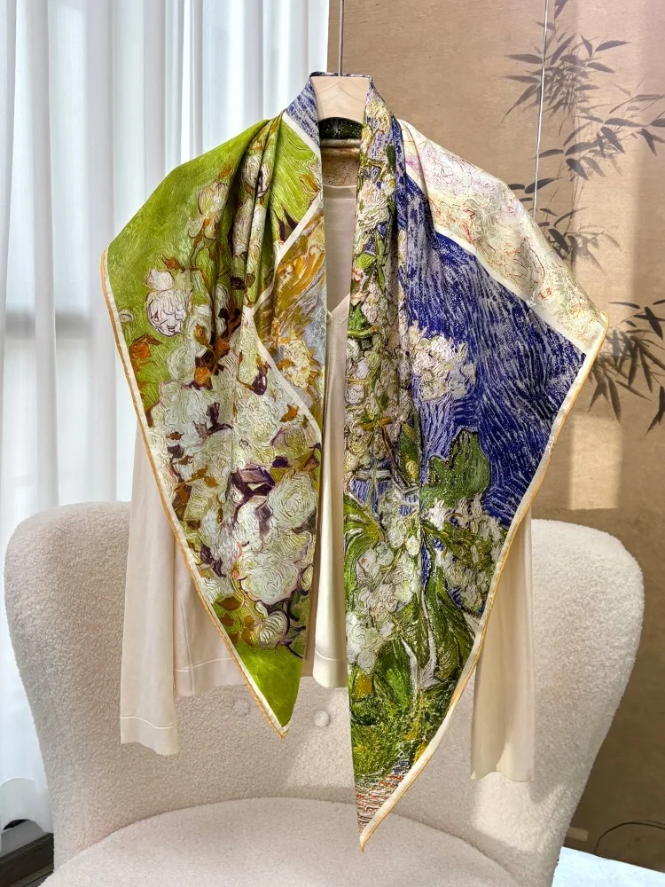 artistic-silk-scarf-hollow-out-embroidery-large-square-awl-women's-faionable-spring-autumn-winter-seasonal-accory