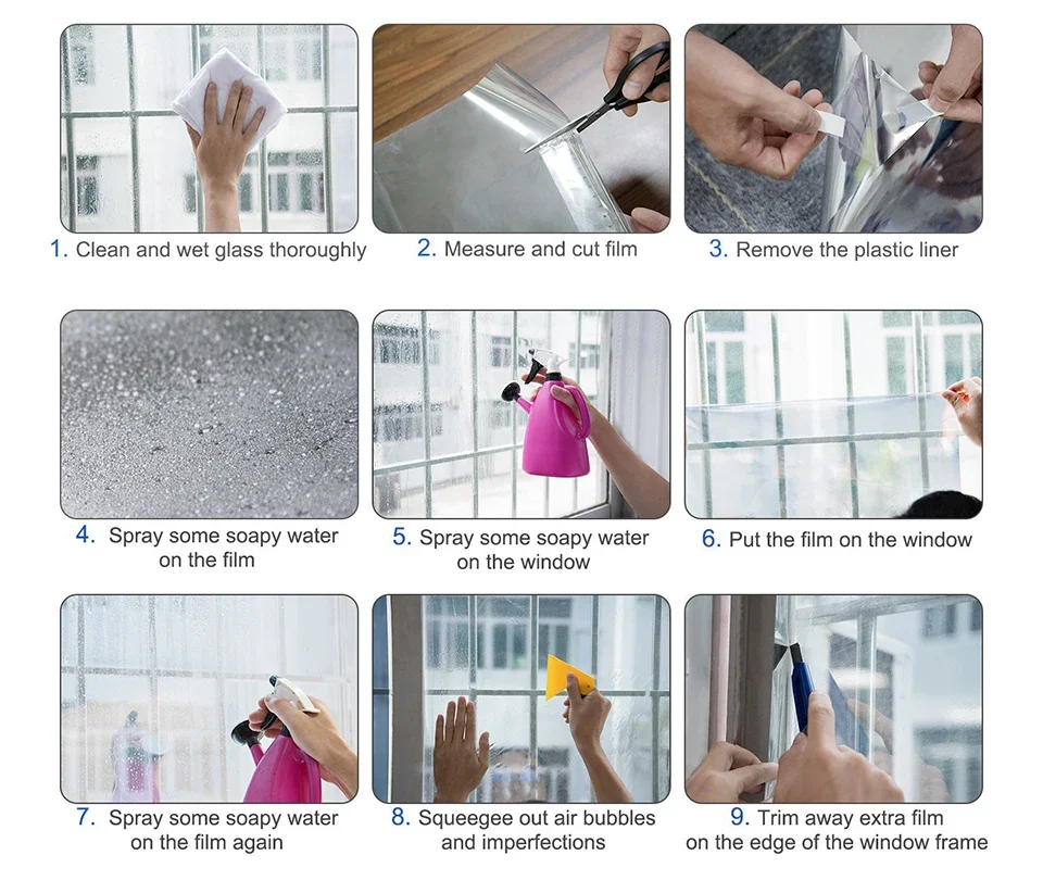 2/3/5M Schillernde Dichroitische Glasfolie Regenbogen Holographische Fensterfolie Chamäleon-Fenstertönung Selbstklebende Dekoration – Detail 13