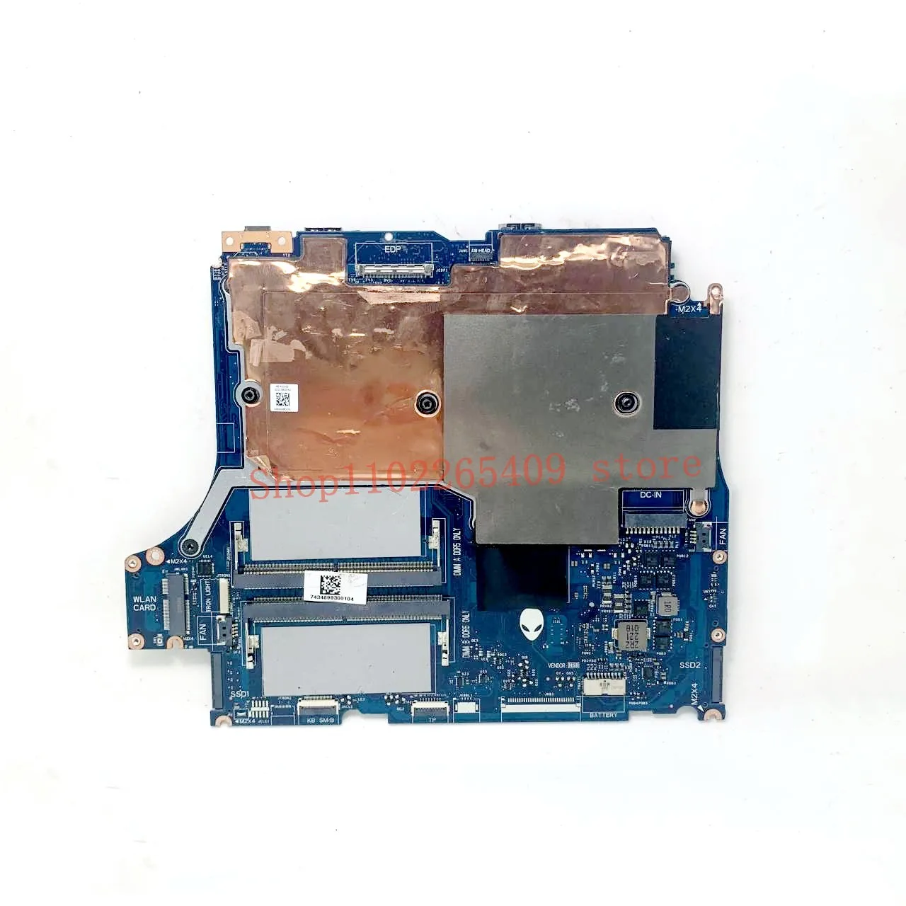 

CN-0FDTJY 0FDTJY FDTJY For DELL M17 R5 Laptop Motherboard LA-L761P With Ryzen 9 6900HX CPU GN20-E6-A1 RTX3070TI 100%Tested Good