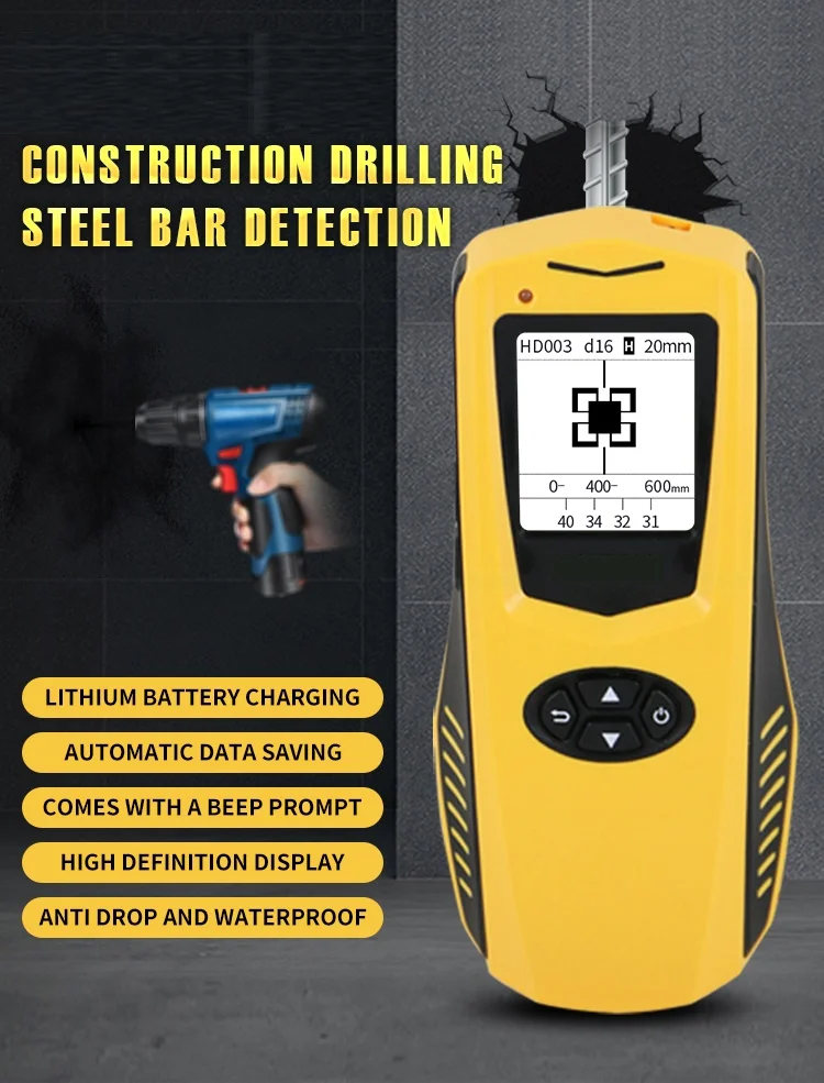 position detector/Steel bar detection treasure/ reinforcement scanner