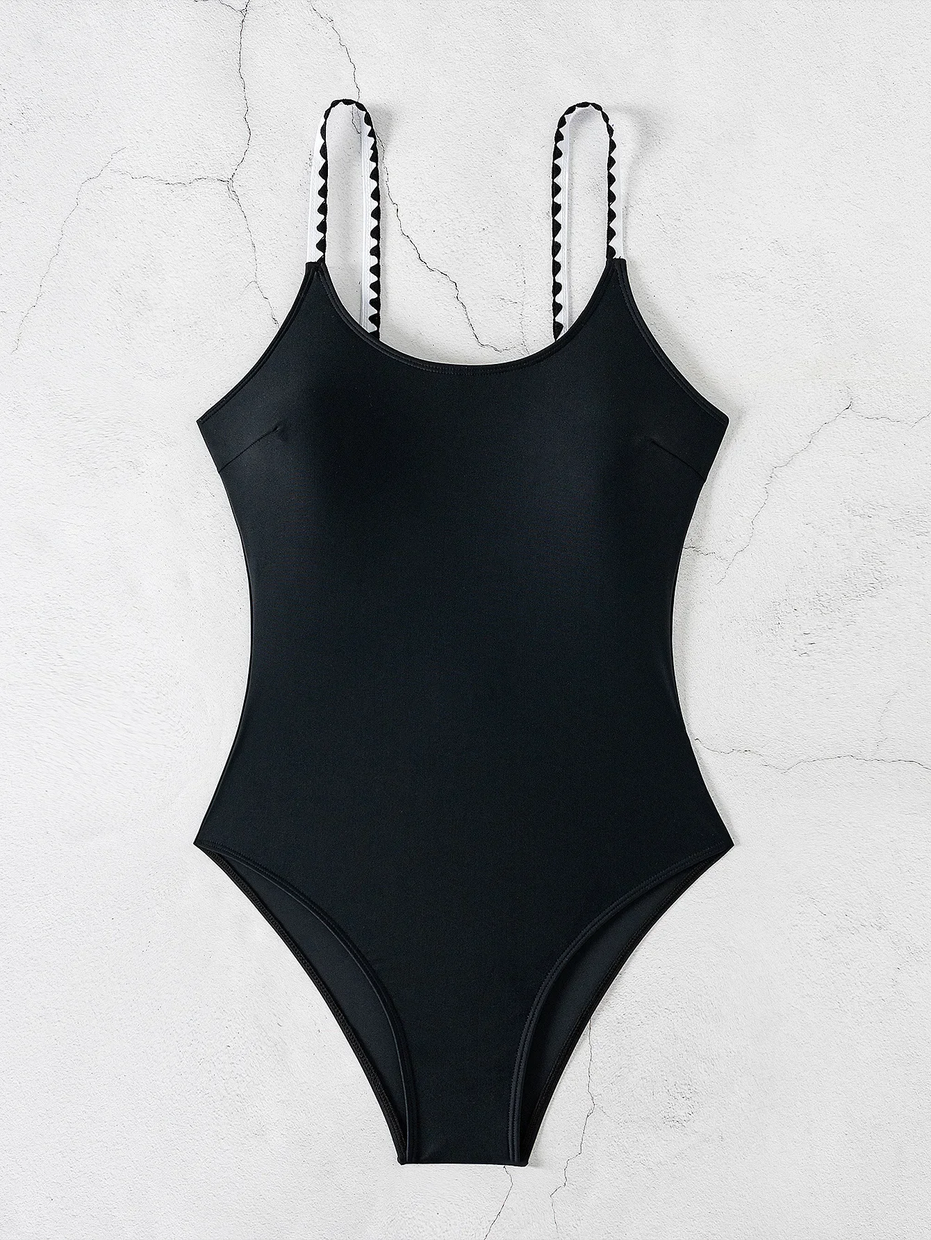 เซ็กซี่สีดําสีขาวชุดว่ายน้ํา One Piece Backless บิกินี่ชุดว่ายน้ํา Biquini Conjunto De บิกินี่ผู้หญิงชายหาดชุด Biquini