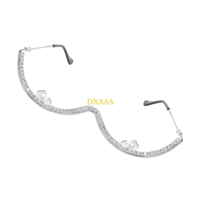 DXAA Sparkling Metal Frame Eyewear Perfect For Festivals Themed Costumes And Photography