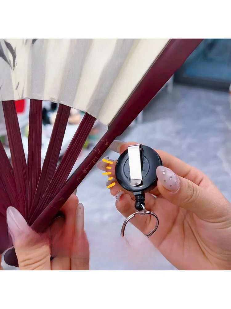 

Creative Auatic Retractable Fan Rotating Magic Prop Performance Multi-Functional Props Fan Whirligig Magic Tool