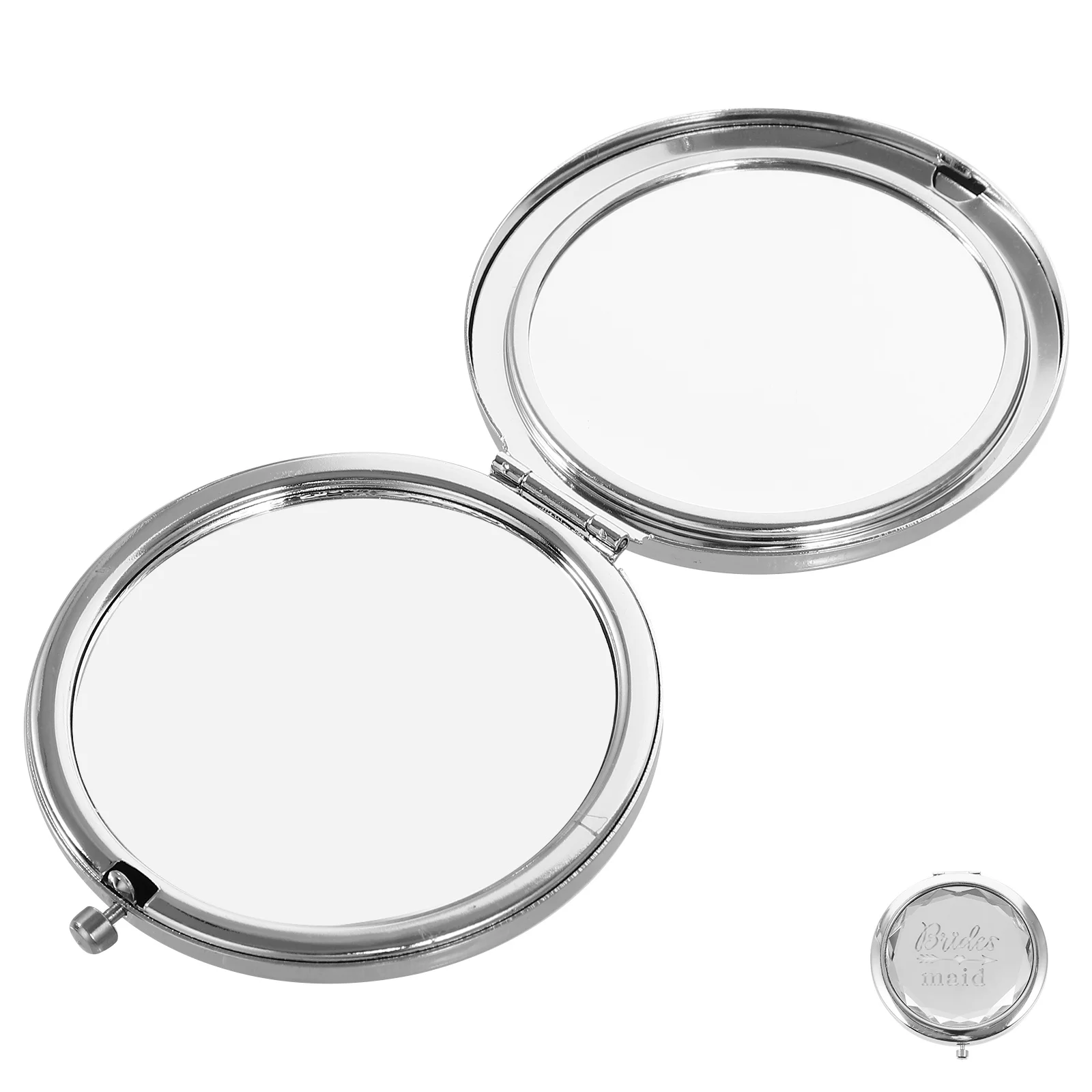 

Makeup Mirror Compact Small Portable Hd Reflective Surface for Women Travel Purse Essential Cute Pocket Mirror Bride Gift