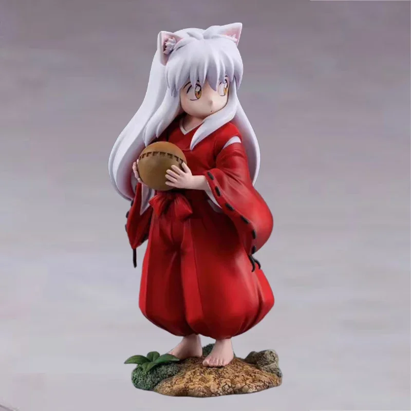 

Аниме мультфильм InuYasha экшн-фигурка детства Inuyasha Фигурка Симпатичные куклы стоящая Модель ПВХ коллекционные украшения игрушки подарки