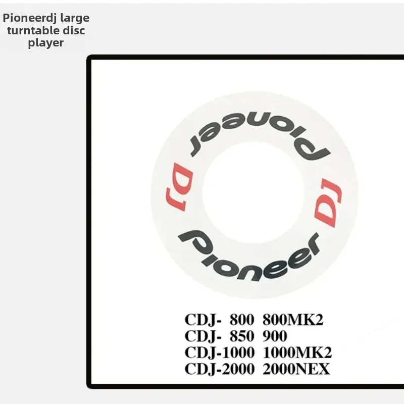 

Pioneer CDJ850 900 2000Nexus Nxs2 SZ RZ FLX6 Turntable Sticker Player Jogwheel a pair