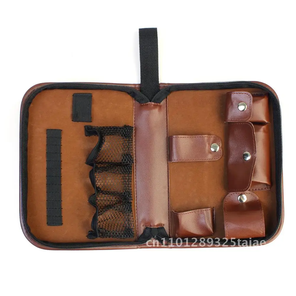 مجموعة أدوات الجولف، مجموعة ملحقات الجولف، مريحة للحمل، متعددة الوظائف، حقيبة جلدية ذات سعة كبيرة للتخزين