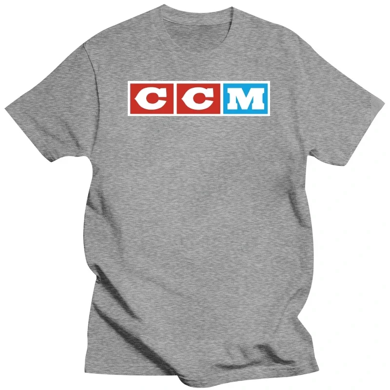 Cotton Tshirt mens summer Tops Ccm Logo Hockey Man T-Shirt men cotton tshirt Man Brand T-shirt Bigger size