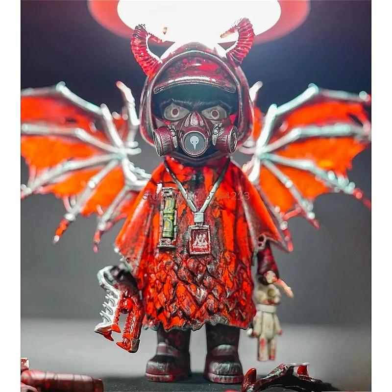 

Faceless Authentic Trendy Blind Box Zombie Taoist Mechanical Core Raincoat Ornament Collectible Toy Desktop Model Exquisite Gift