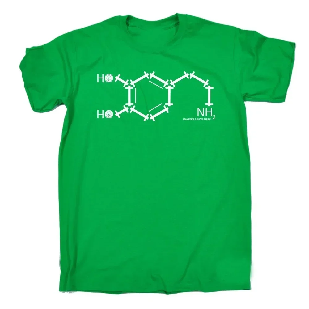 Print T-Shirt Summer Style Nh2 Chemical Formula Mens Swps T-Shirt Birthday Workout Gymer Trainer Fitness Summer O-Neck Tops