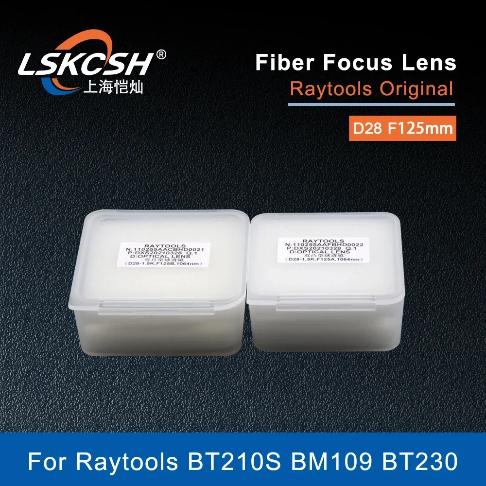  Raytools Original Laser Focus Lens Collimating Lens D28 F100 125 150mm For Raytools Laser Cutting Head BT210S BM109 BT230