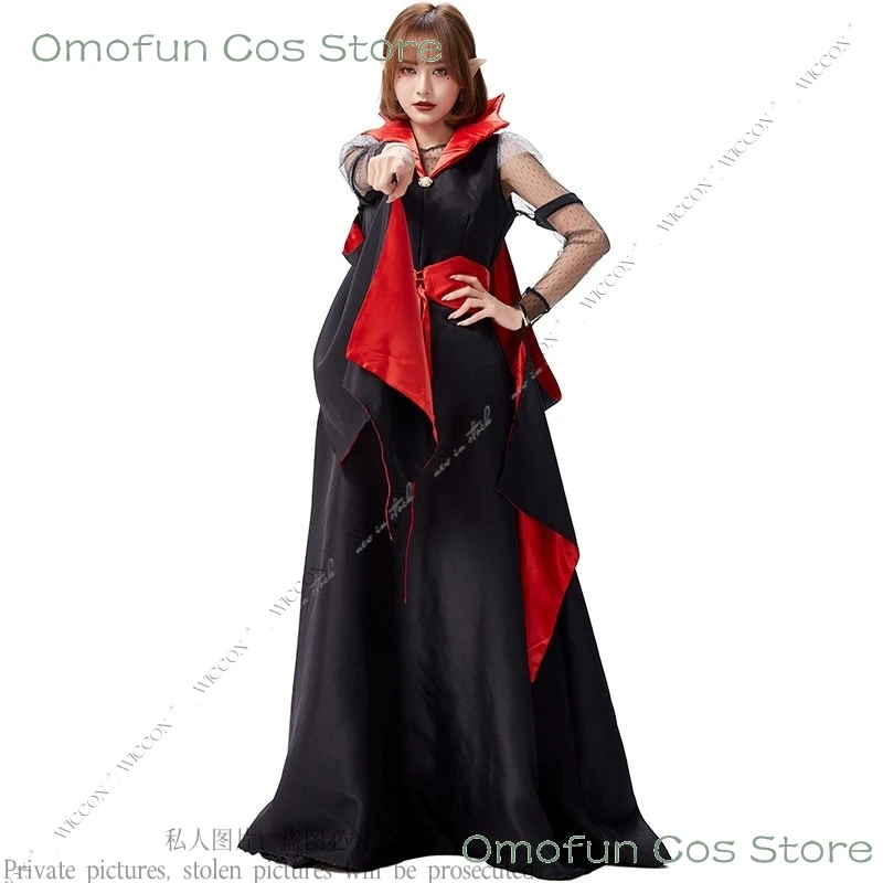 Halloween Kostüm Königin Kleid Ampire Kostüm Vampir Fledermaus Maskerade Show Teufel Kostüm Frau Kleid Korsett Halloween Königin