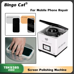 TBK938S mini Screen Polishing Machine Screen Scratch Repair Phone LCD screen Polishing Frequency Control Auto Grinding Machine