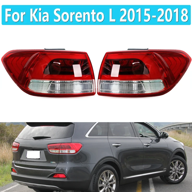 For Kia Sorento L 2015 2016 2017 2018 Car LED Rear Tail Light Brake Stop Lamp Bumper  Taillight 92401-C5111 92401C5111