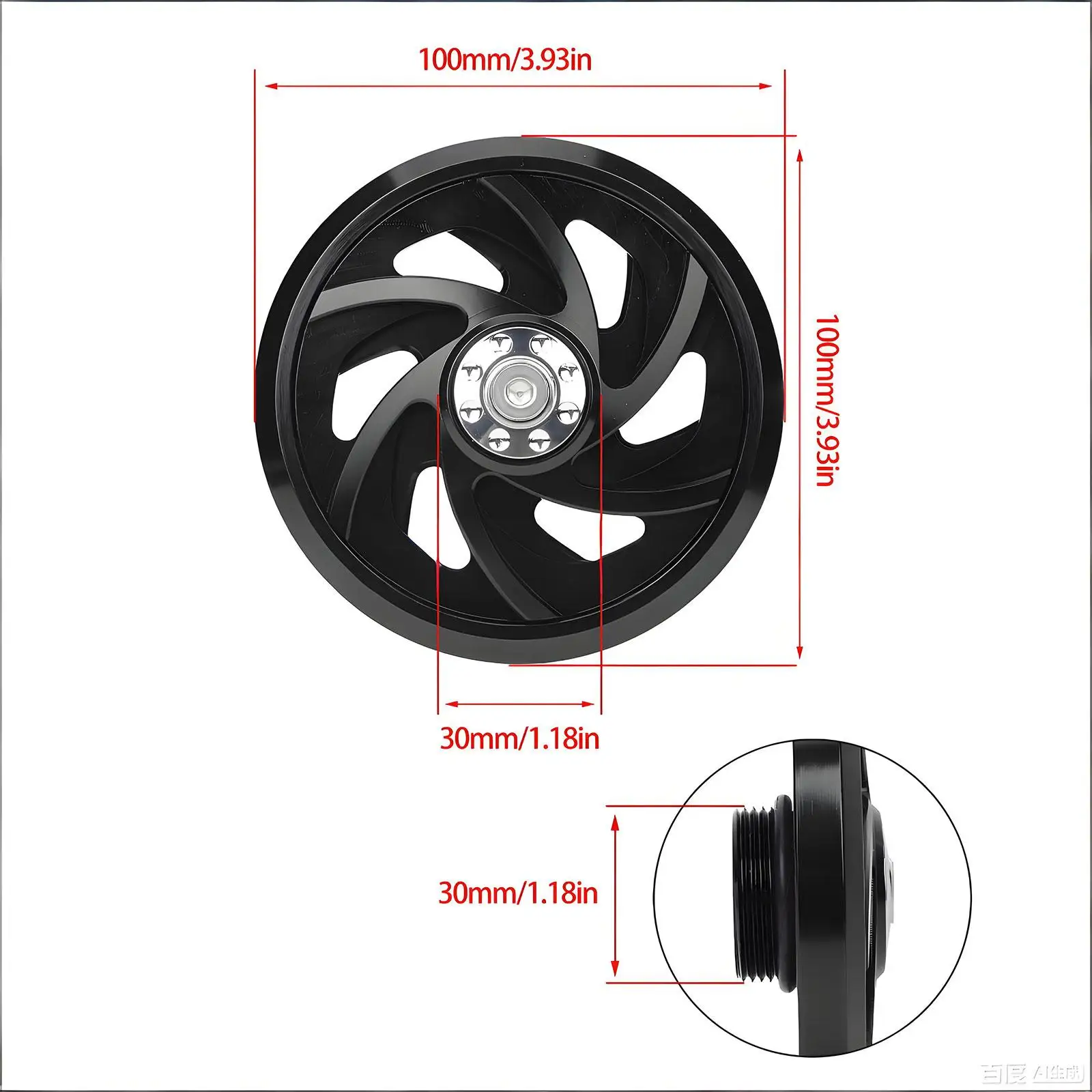 Hollow Aluminum Alloy Engine Fan Cover Stylish Protector for Motorcycle Cooling and Custom Accessory Replacement