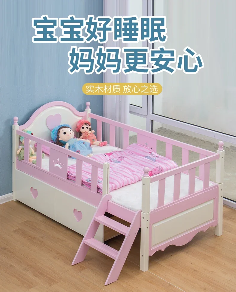 Design Loft Children Beds Toddler Luxury Solid Wood Modern Children Beds Princess House