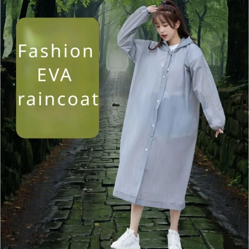 High quality EVA motorcycle raincoat with bunches 1 unisex raincoat, transparent waterproof tights