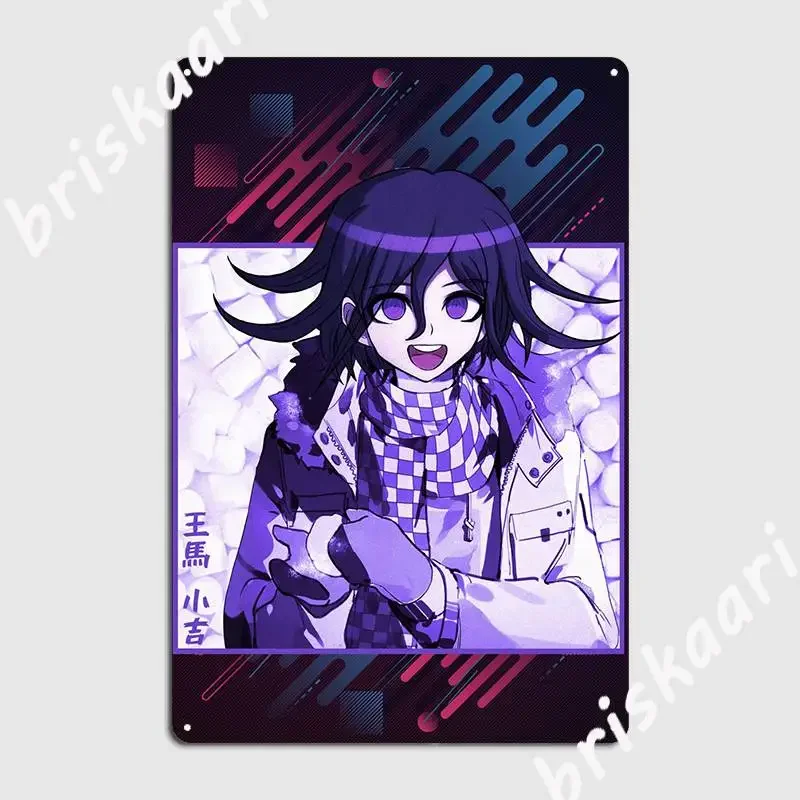 Kokichi Ouma Poster Metal Plaque Create Wall Mural Cave Pub Poster Tin Sign Posters