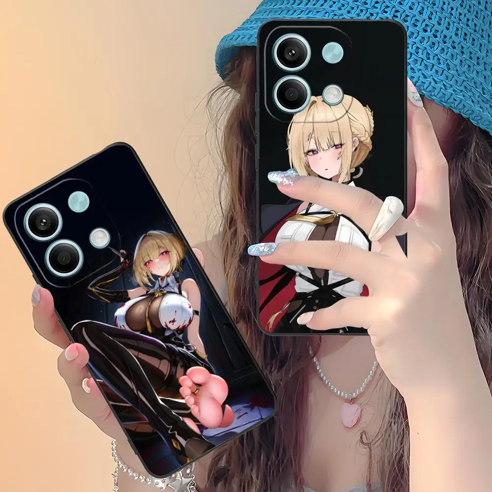 

Чехол для телефона Zenless Zone Zero Evelyn для Xiaomi Redmi 15 14 13 12 A5 3 2 1 C Plus 4G 5G с цветным принтом, роскошный красивый чехол