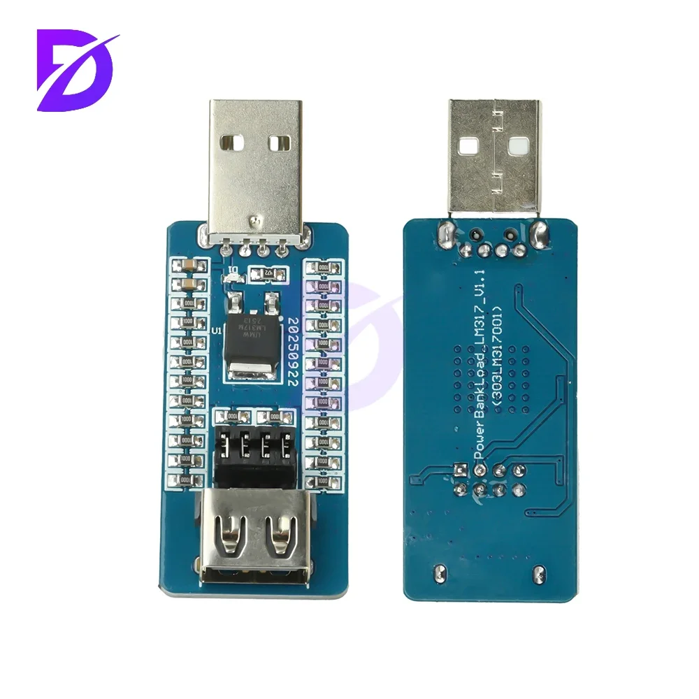 USB A Power Bank Virtual Load Anti-Shutdown Module with Switchable Output Current