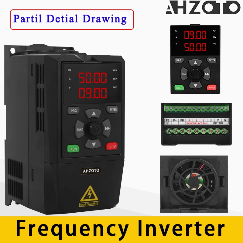 

VFD 1 Phase Input 3Phase Output 220V Variable Frequency Vector Drive Converter Inverter 0.75/1.5/2.2KW Motor Speed Controller