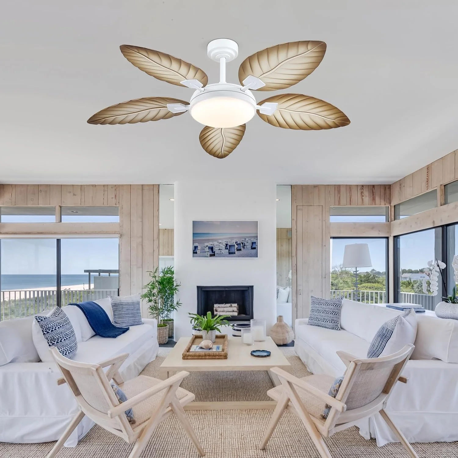 Stylish minimalist fan light for residential home bedroom decoration functional lighting fixture modern ceiling fan light