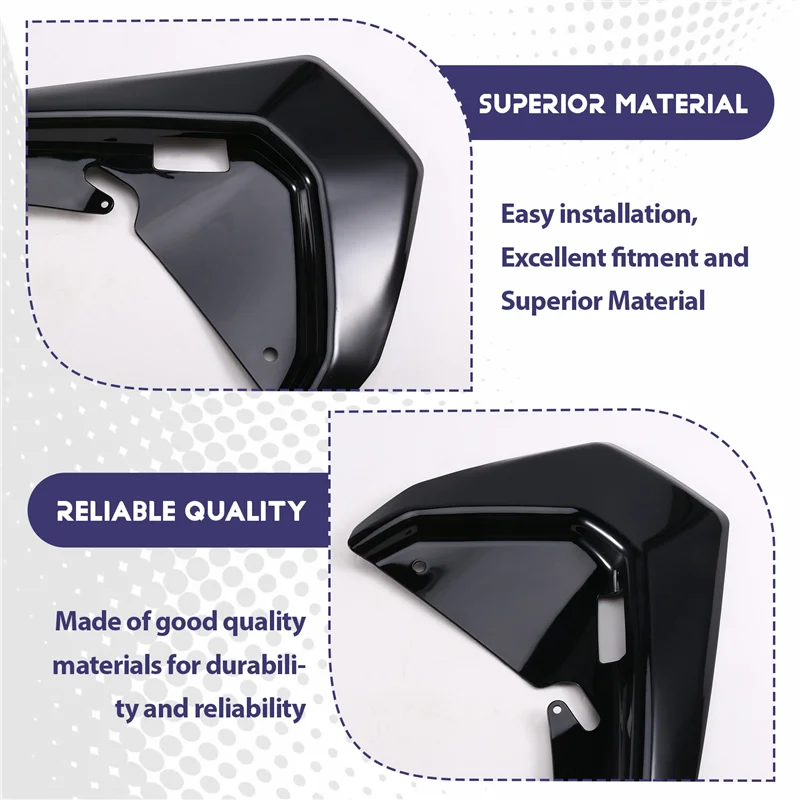

Motorcycles Lower Air Deflectors Air Deflectors For BMW R1300GS Side Spoilers Deflector Black