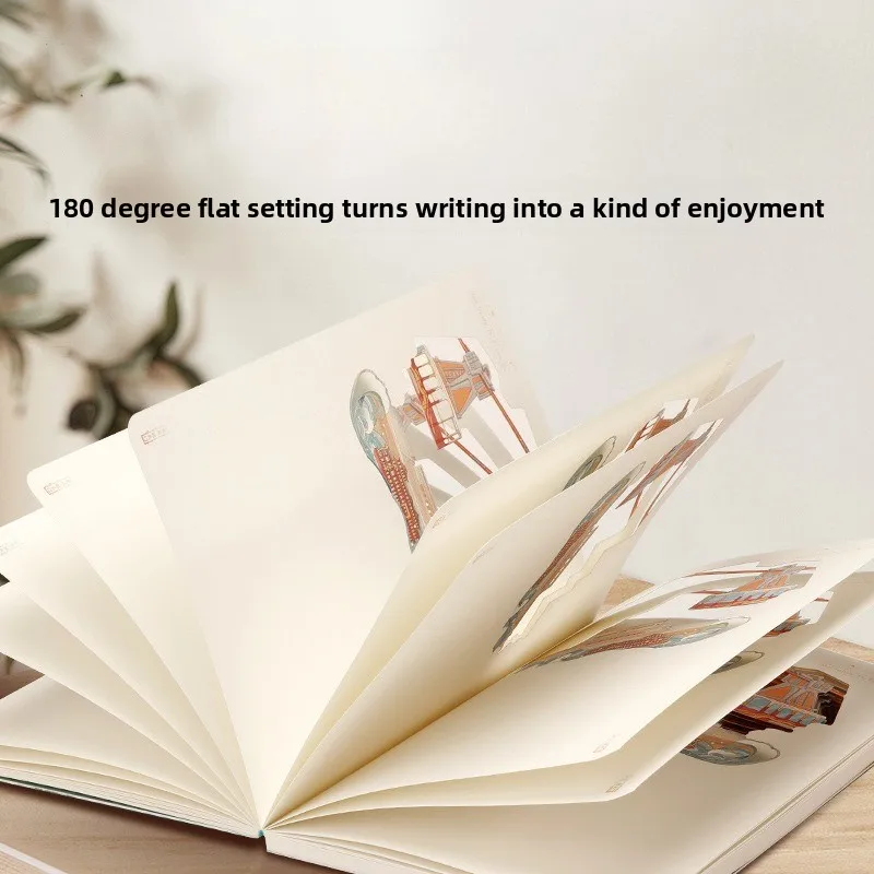 Chongqing Check-seal de viagem cultural e criativo em papel 3D escultura notebook Hongya Grotta Conta de mão para amigos literários