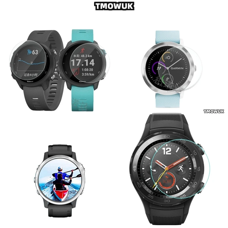 

For Forerunner 45 55 158 220 235 245 255 255s 620 635 9H Hardness Anti-Scratch Tempered Glass For Forerunner Smart Watch Screen