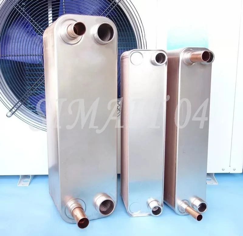 Air conditioning R410R23 high pressure resistant, stainless steel heat exchanger plate evaporator condenser