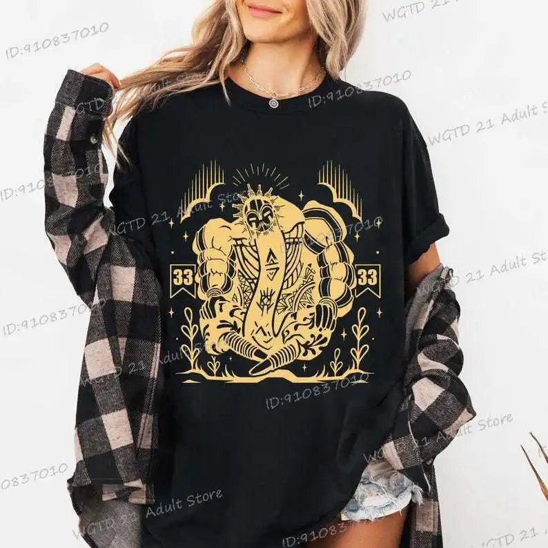 

Esquie Clair Obscur Expedition 33 T-Shirt, Cool Gamer Gift Tee For Him Her, Unique Video Game Sreetwear For Fans & Friends