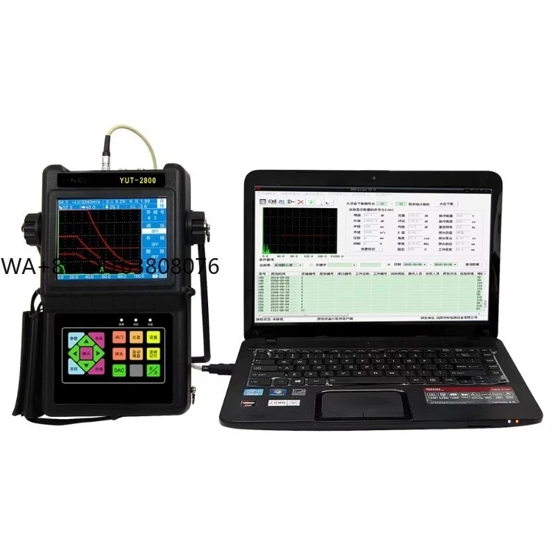 YUT2820 Digital Portable Ultrasonic Flaw Detector NDT UT Tester for Forging Defect Inspection Equipped with PC Analysis Software