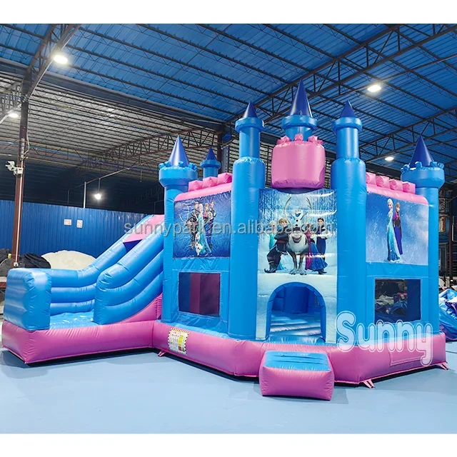 Factory price jumping castle frozen jump house bouncing castles inflatable Cartoon Cute Mini Type inflatable bouncy house