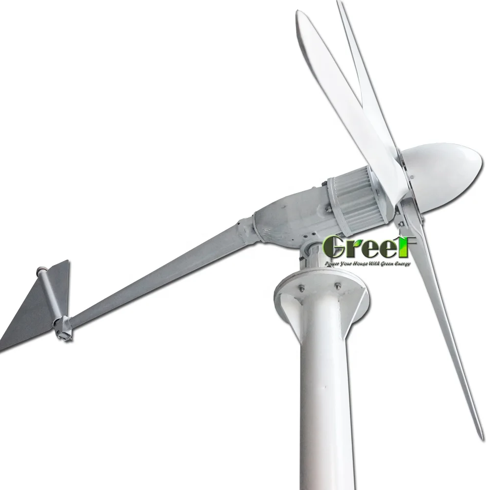 

1kw 2kw 3kw 5kw 10kw horizontal wind turbine off grid/grid system 12v 24v 48v 96v 120v 220v 240v wind turbine price